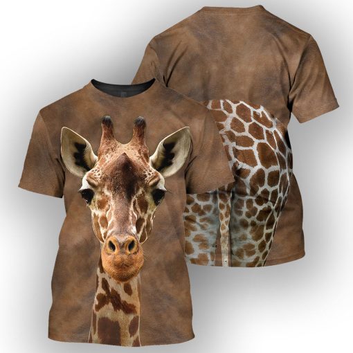 Gearhumans Giraffe - 3D All Over Printed Shirt - Image 3