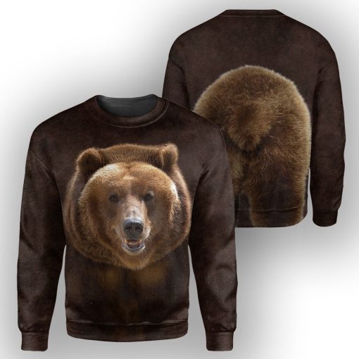 Gearhumans Grizzly Bear - 3D All Over Printed Shirt - Image 2