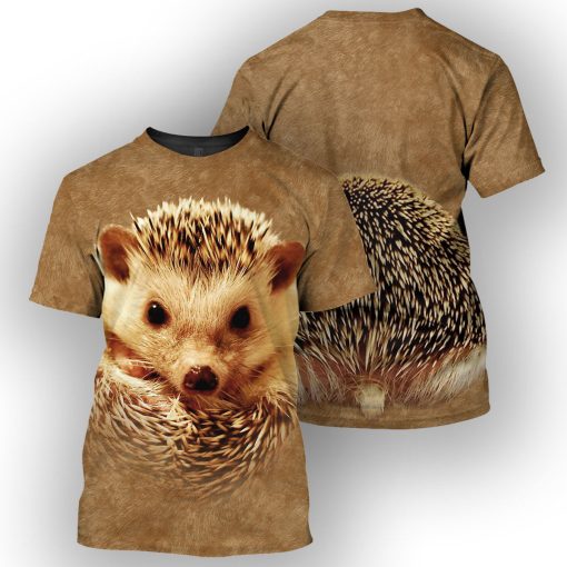 Gearhumans Hedgehog - 3D All Over Printed Shirt - Image 3