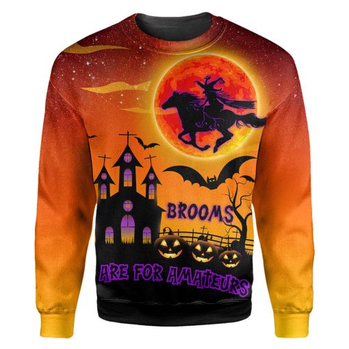 Gearhumans Horse Witch Halloween - 3D All Over Printed Shirt - Image 2