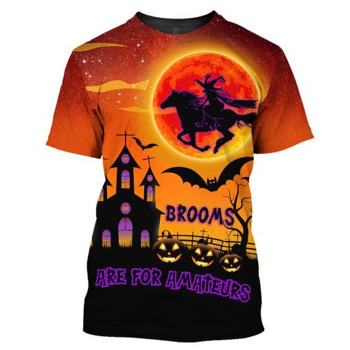 Gearhumans Horse Witch Halloween - 3D All Over Printed Shirt - Image 3