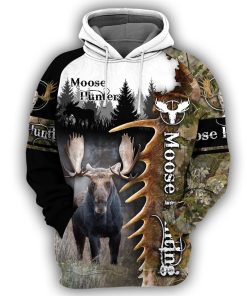 Gearhumans Moose Hunting - 3D All Over Printed Shirt