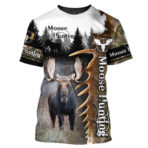 Gearhumans Moose Hunting - 3D All Over Printed Shirt