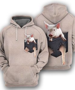 Gearhumans Pig Pocket - 3D All Over Printed Shirt