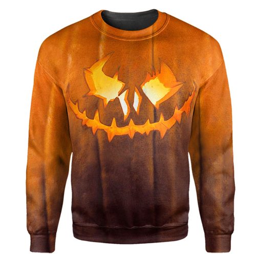 Gearhumans Pumpkin Halloween - 3D All Over Printed Shirt - Image 2