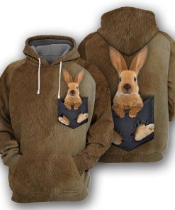 Gearhumans Rabbit Pocket - 3D All Over Printed Shirt