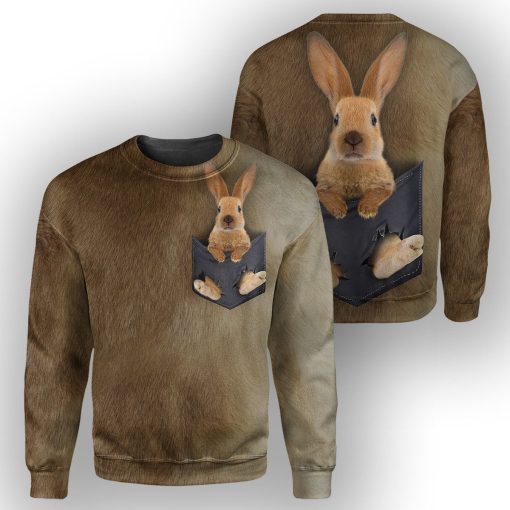 Gearhumans Rabbit Pocket - 3D All Over Printed Shirt - Image 2