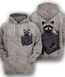 Gearhumans Raccoon Pocket - 3D All Over Printed Shirt