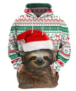 Gearhumans Sloth Christmas - 3D All Over Printed Shirt