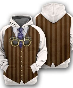 Gearhumans Steampunk Costume - 3D All Over Printed Shirt
