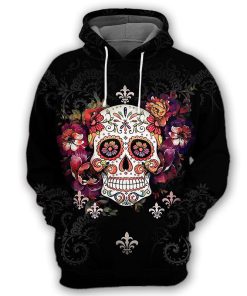 Gearhumans Sugar Skull - 3D All Over Printed Shirt
