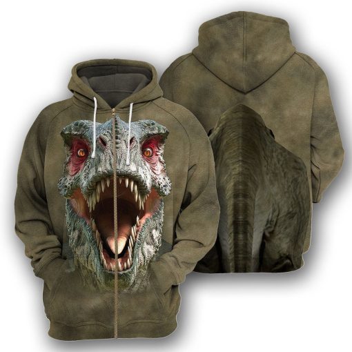 Gearhumans T-Rex - 3D All Over Printed Shirt - Image 4