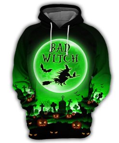Gearhumans Bad Witch Halloween - 3D All Over Printed Shirt