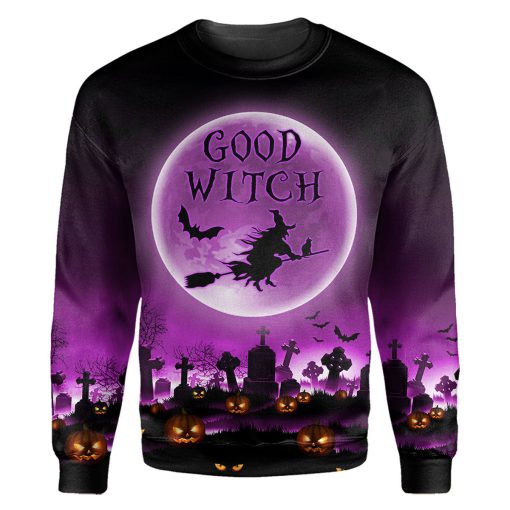Gearhumans Good Witch Halloween - 3D All Over Printed Shirt - Image 2