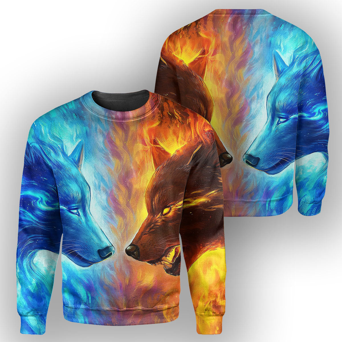 Gearhumans Wolf - 3D All Over Printed Shirt 2 Gearhumans Wolf - 3D All Over Printed Shirt - Image 2