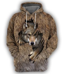 Gearhumans Wolf - 3D All Over Printed Shirt