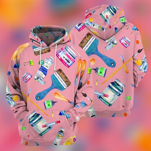 Gearhumans Art Teacher- 3D All Over Printed Shirt - Image 5