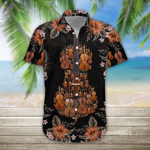 Gearhumans 3D Cello Hawaii Shirt - Image 2