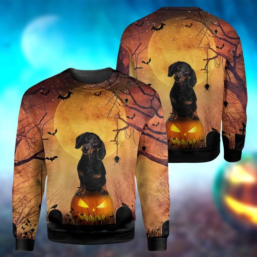 Gearhumans Dachshund Halloween - 3D All Over Printed Shirt