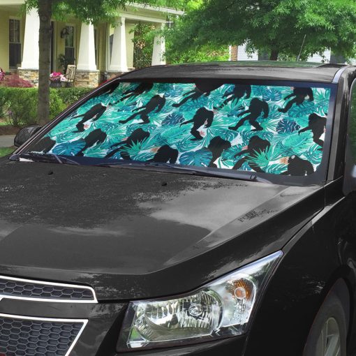 Gearhumans 3D Bigfoot Tropical Hawaii Car Auto Sunshade