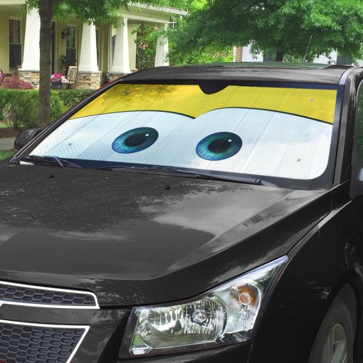 Gearhumans 3D Yellow Auto Sun Shade