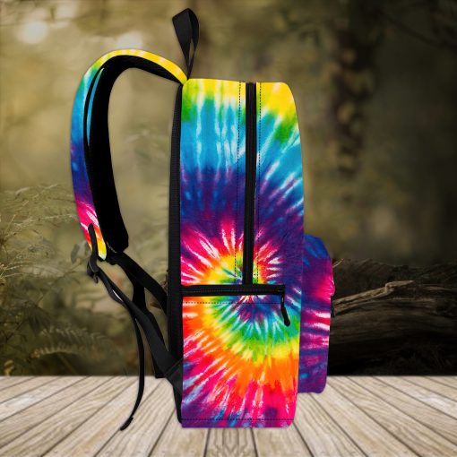 Gearhumans 3D Hippie Tie Dye Custom Backpack - Image 6