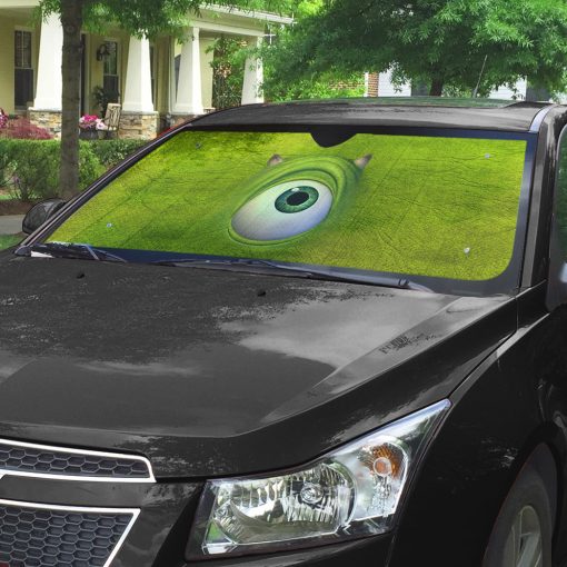 Gearhumans 3D Mike Wazowski Auto Sun Shade