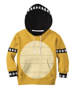 Gearhumans 3D Bowser Custom Kid Hoodie Tshirt Apparel