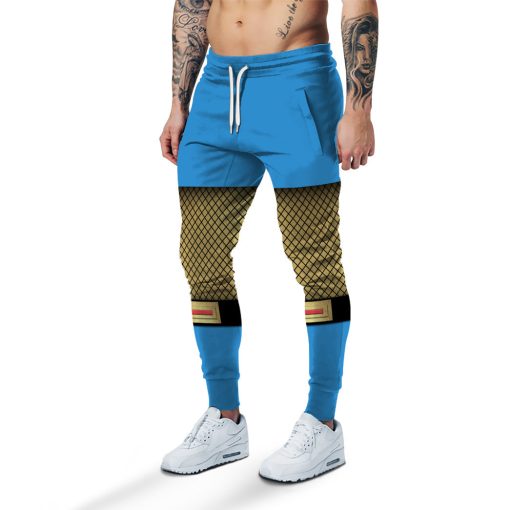 Gearhumans 3D The Blue Wind Rangers Ninja Storm Custom Sweatpants