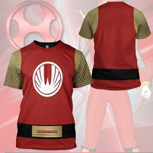 Gearhumans 3D The Red Wind Rangers Ninja Storm Custom Tshirt Hoodie Apparel - Image 9