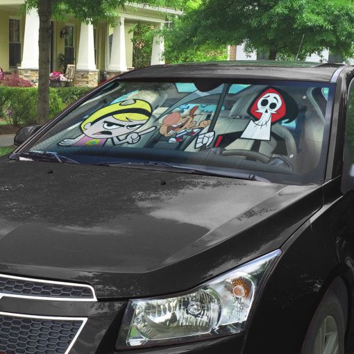 Gearhumans 3D The Grim Adventures of Billy & Mandy Custom Car Auto Sunshade
