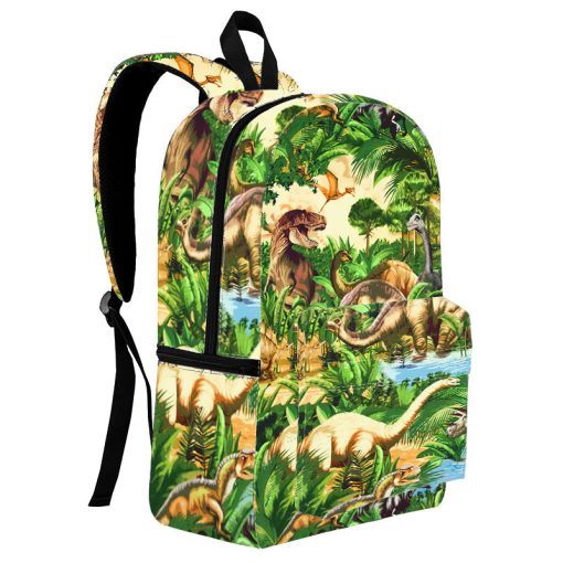 Gearhumans 3D Dinosaur World Custom Backpack - Image 2