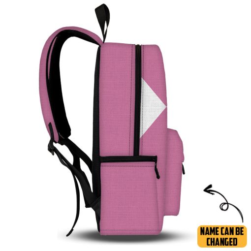Gearhumans 3D Pink Ranger Custom Name Backpack - Image 3