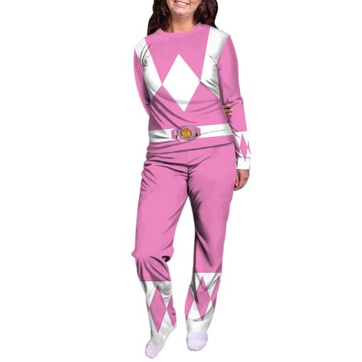 Gearhumans 3D Mighty Morphins Power Ranger Pink Custom Family Pajamas - Image 3