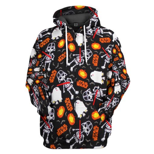 Gearhumans 3D SW Halloween Trick Or Treat Custom Tshirt Hoodie Apparel