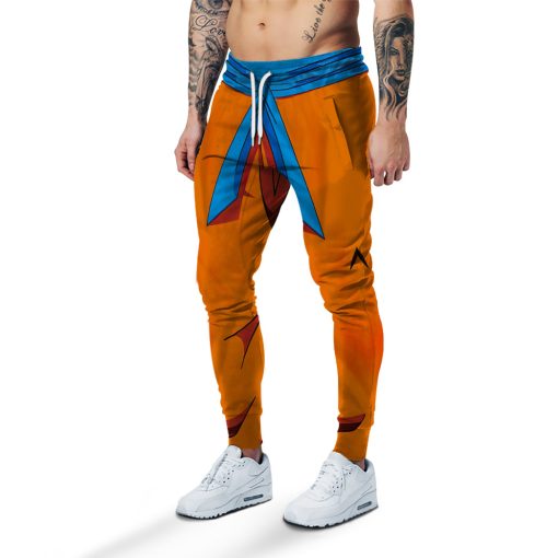 Gearhumans 3D Dragon Ball Son Goku Custom Sweatpants - Image 3