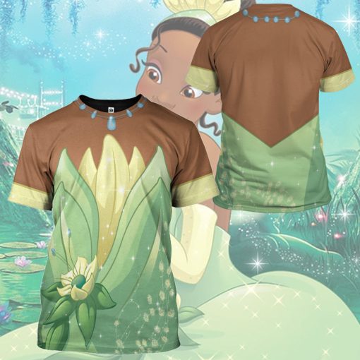 Gearhumans 3D Tiana Princess Custom Tshirt Hoodie Apparel - Image 9