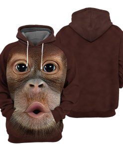 Gearhumans Monkey - 3D All Over Printed Shirt