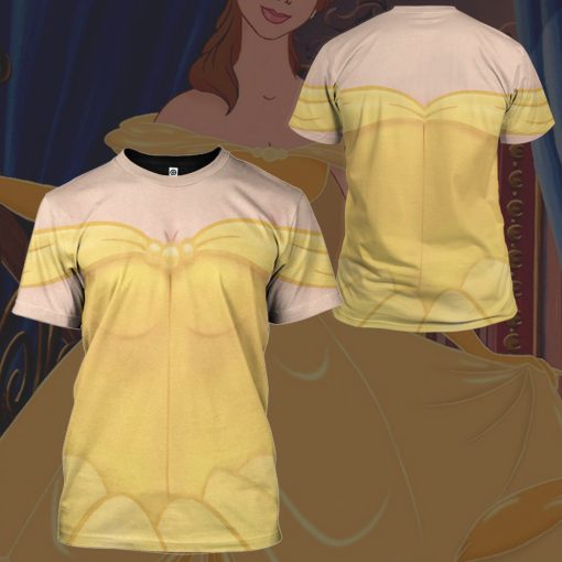 Gearhumans 3D Bella Princess Custom Tshirt Hoodie Apparel - Image 11