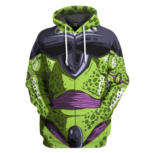 Gearhumans 3D Cell Dragon Ball Custom Tshirt Hoodie Apparel 1 Gearhumans 3D Cell Dragon Ball Custom Tshirt Hoodie Apparel