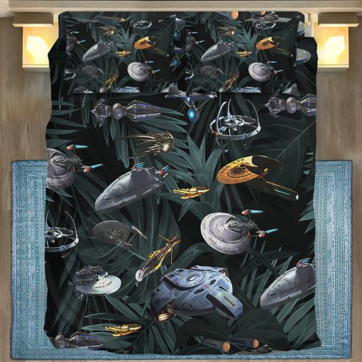 Gearhumans 3D S.T Space Ships Custom Bedding Set - Image 3