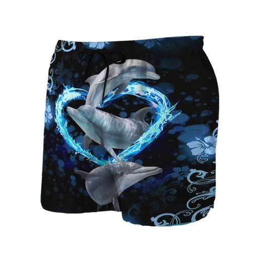 Gearhumans 3D Beautiful Dolphins Custom Hawaii Shirt - Image 9