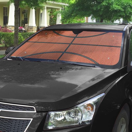 Gearhumans 3D Basketball Car Auto Sunshade