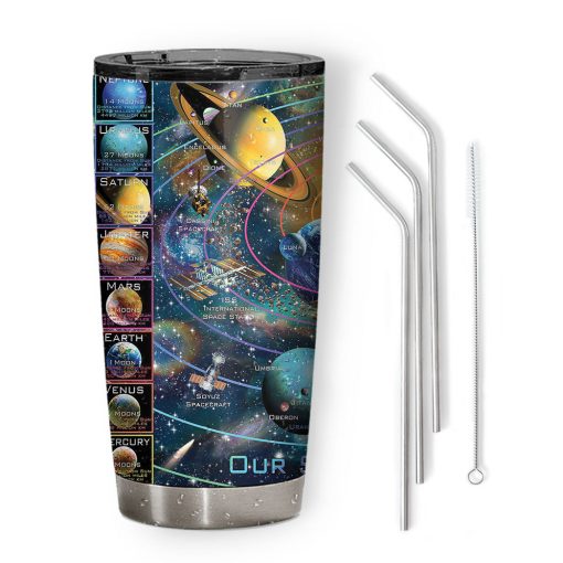 Gearhumans 3D Our Solar System Custom Tumbler - Image 3