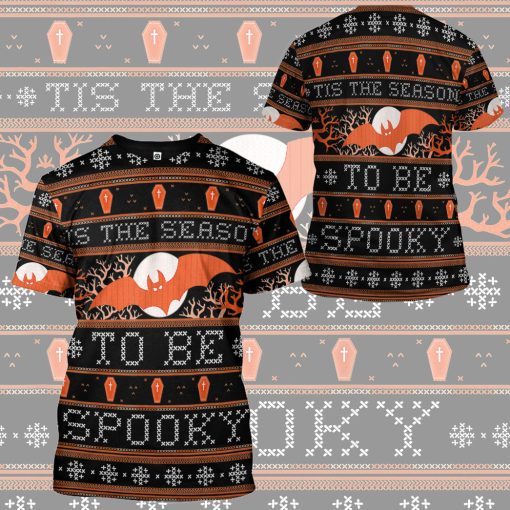 Gearhumans 3D Ugly Halloween Spooky Season Custom Hoodie Tshirt Apparel