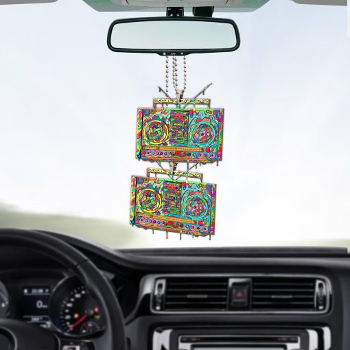 Gearhumans 3D Hippe Boombox Custom Car Hanging - Image 3