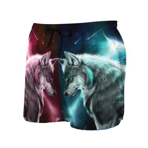 Gearhumans 3D Wolf Spirit Custom Hawaii Shirt - Image 9