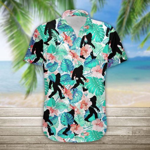 3D Bigfoot Hawaii Shirt hawaii Short Sleeve Shirt