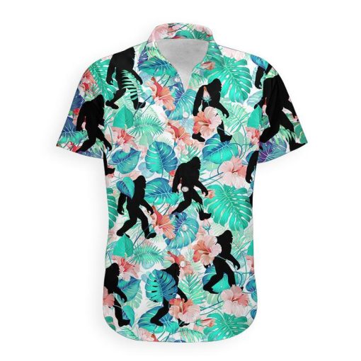 3D Bigfoot Hawaii Shirt hawaii Short Sleeve Shirt S