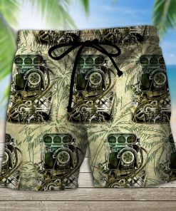 3D Drag Racing Beach Shorts beach shorts Men Shorts S 